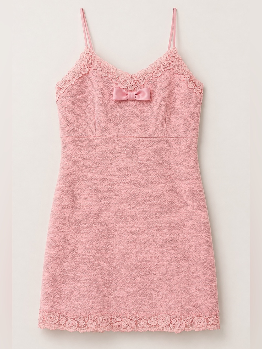 LoveShackFancy Girls Aloma Tweed Mini Dress